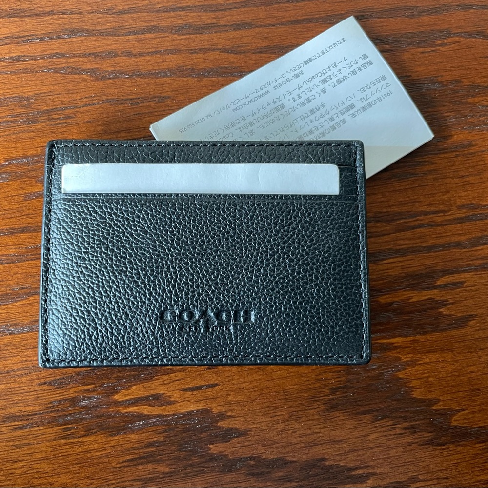 Brand new Coach Money Clip Coach Card Holder
